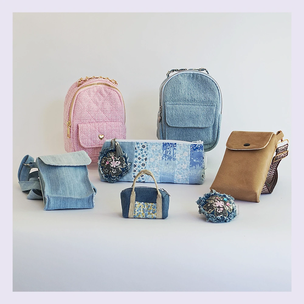 Taschen und kleine Modeaccessoires