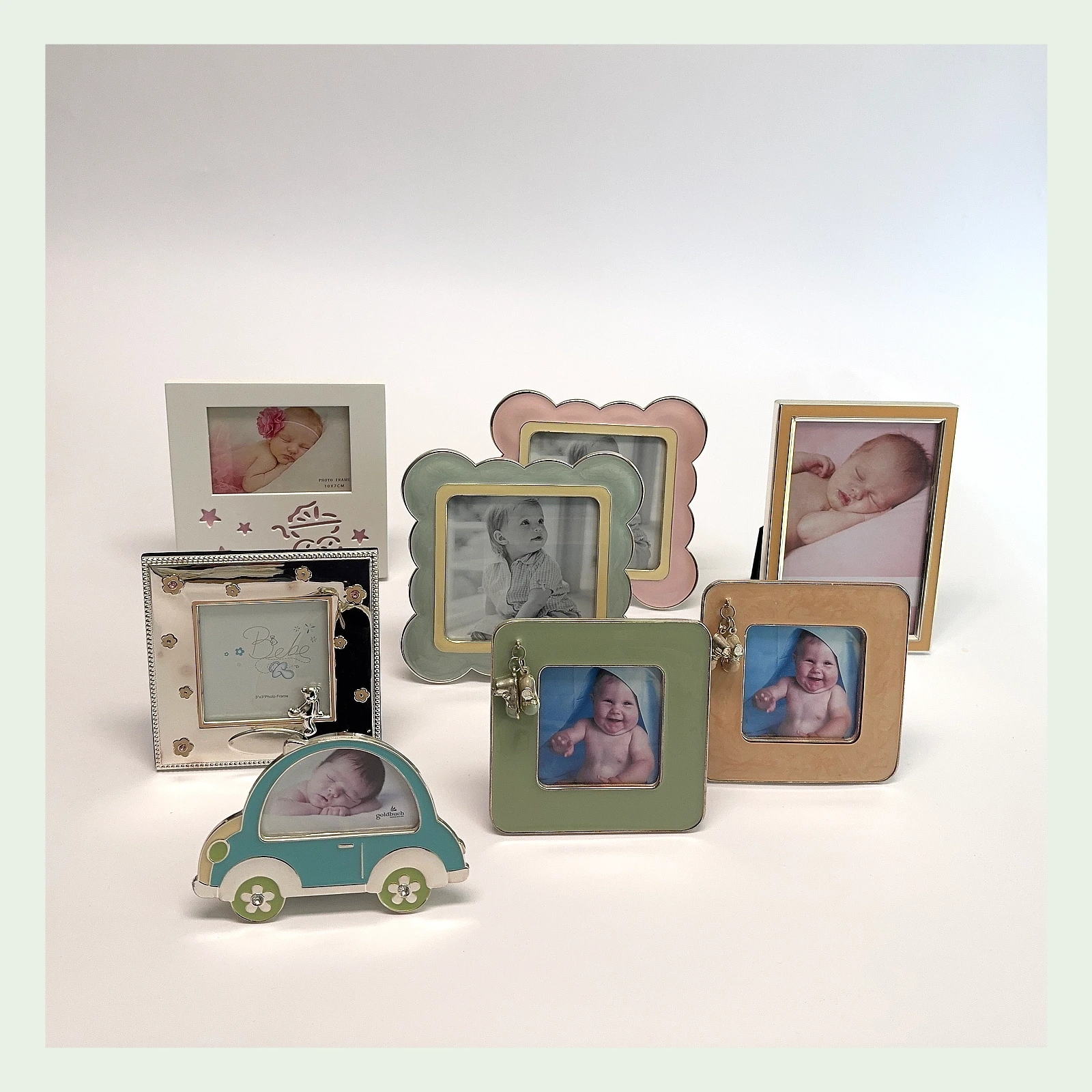 Bilderrahmen für Babyfotos