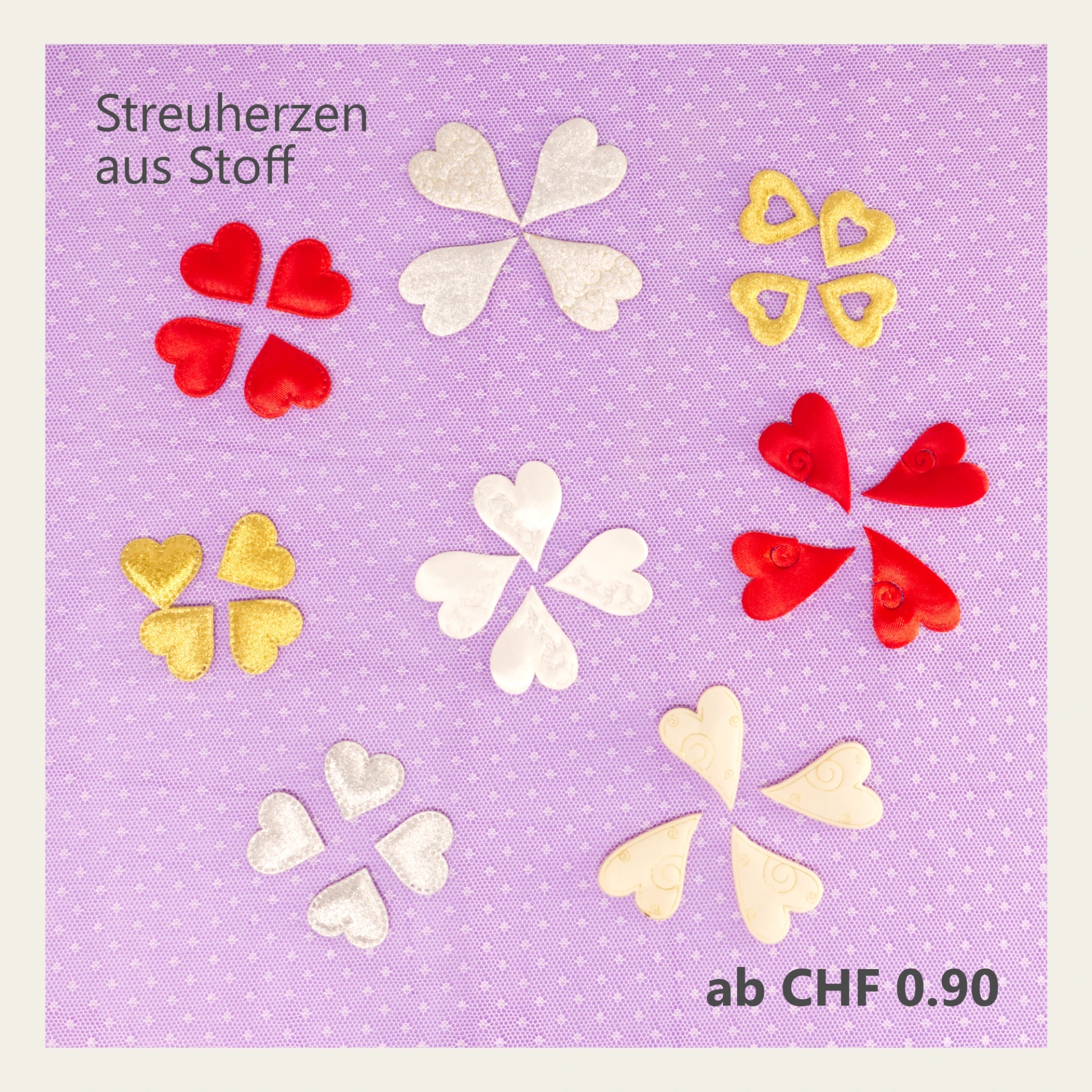 Streu-Herzen
