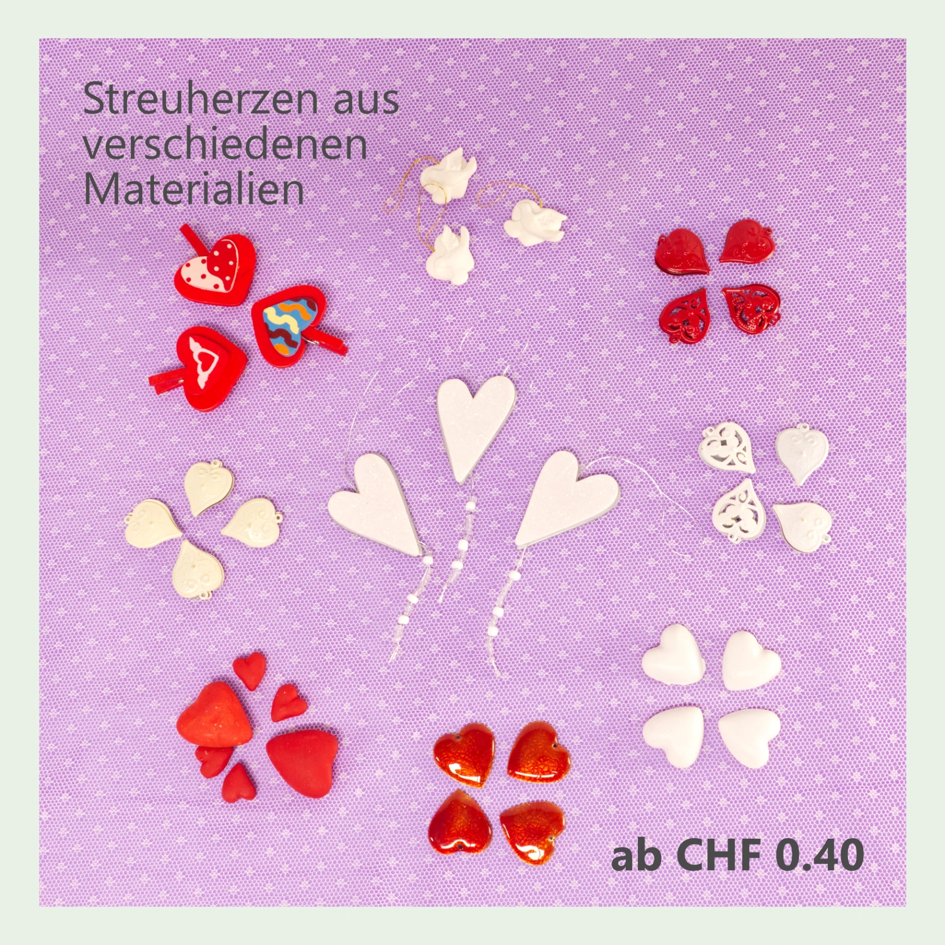 Streu-Herzen